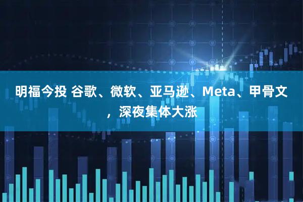 明福今投 谷歌、微软、亚马逊、Meta、甲骨文，深夜集体大涨